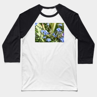 Honey Bees & Blue / Swiss Artwork Photography Baseball T-Shirt